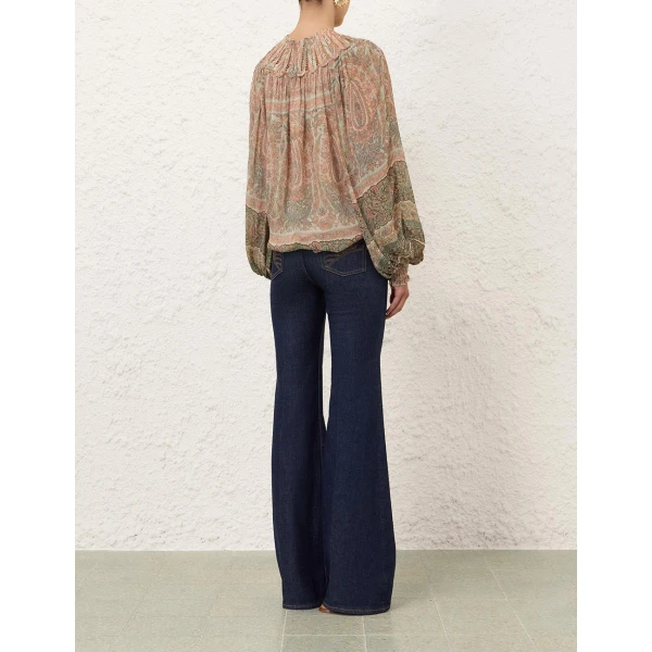 Zimmermann Momentum Rouleau Billow Top, view 4