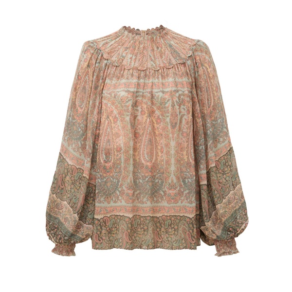 Zimmermann Momentum Rouleau Billow Top