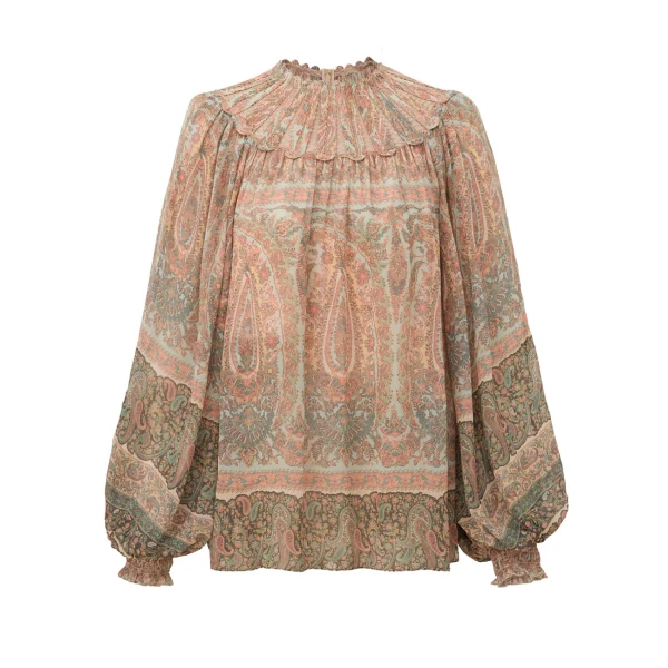 Zimmermann Momentum Rouleau Billow Top
