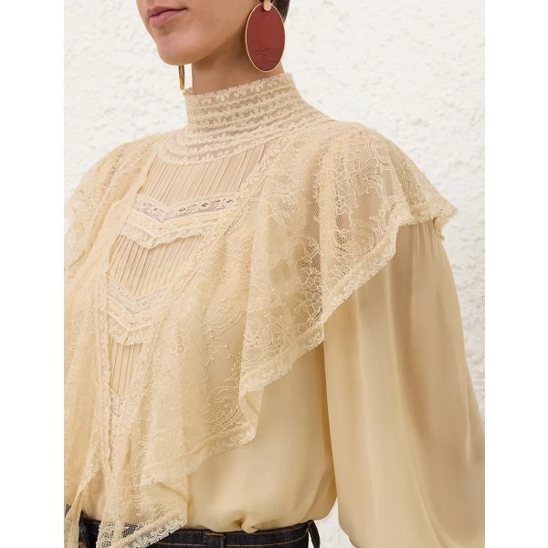 Zimmermann Momentum Waterfall Blouse, view 5
