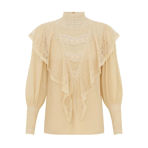 Zimmermann Momentum Waterfall Blouse