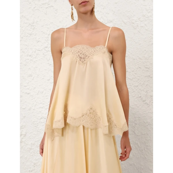 Zimmermann Valiant Satin Camisole, view 2