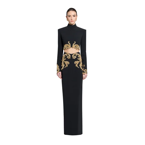 Zuhair Murad Beaded Cady Skirt - Skirts - Lebanese Haute Couture and Evening Gowns at Luxury Shoes 