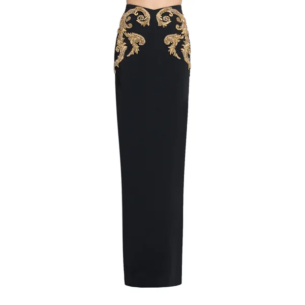 Zuhair Murad Beaded Cady Skirt - Skirts - Lebanese Haute Couture and Evening Gowns at Luxury Shoes 