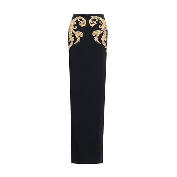 Zuhair Murad Beaded Cady Skirt - Skirts - Lebanese Haute Couture and Evening Gowns at Luxury Shoes 