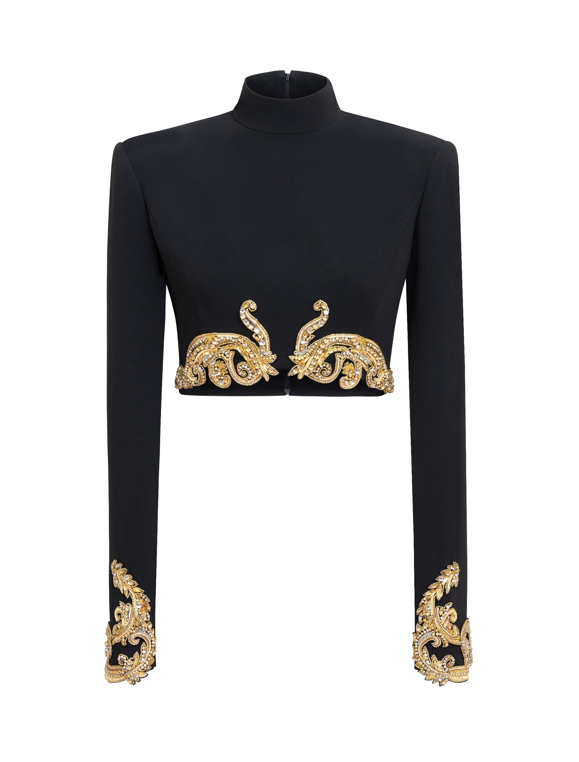 Zuhair Murad Cady Cropped Top - Tops - Lebanese Haute Couture and Evening Gowns at Luxury Shoes Zuhair Murad Cady Cropped Top - Tops - Lebanese Haute Couture and Evening Gowns at Luxury Shoes