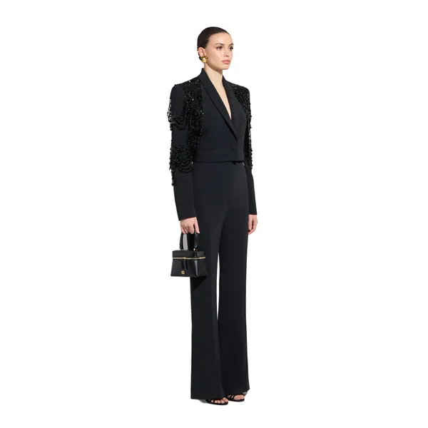 Zuhair Murad Cady Flared Trousers - Pants - Lebanese Haute Couture and Evening Gowns at Luxury Shoes 