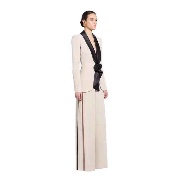 Zuhair Murad Cady Wide Trousers - Pants - Lebanese Haute Couture and Evening Gowns at Luxury Shoes 