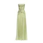 Zuhair Murad Chiffon Strapless Dress - Dresses - Lebanese Haute Couture and Evening Gowns at Luxury Shoes 