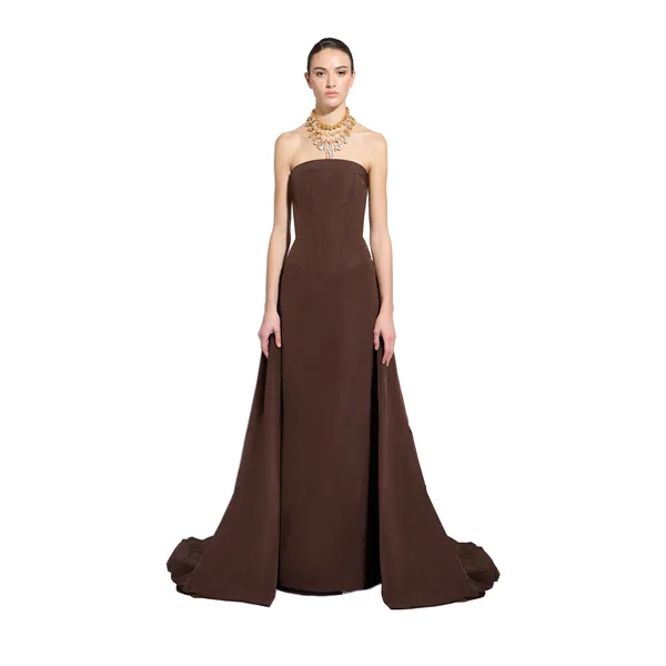 Zuhair Murad Corseted Long Dress - Dresses - Lebanese Haute Couture and Evening Gowns at Luxury Shoes 