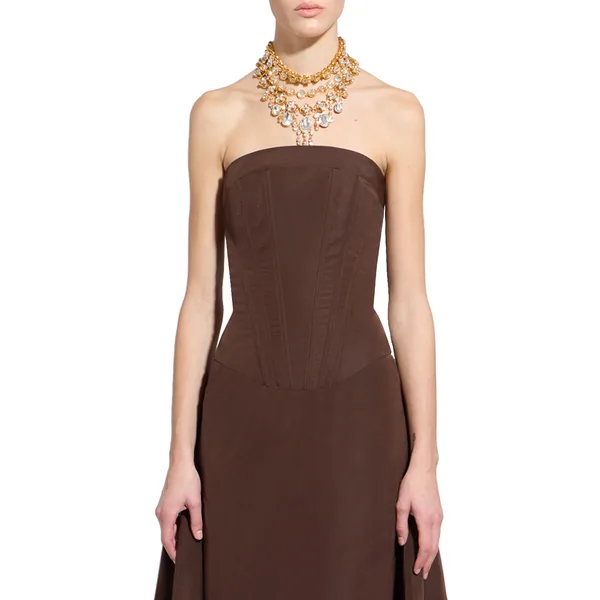 Zuhair Murad Corseted Long Dress - Dresses - Lebanese Haute Couture and Evening Gowns at Luxury Shoes 