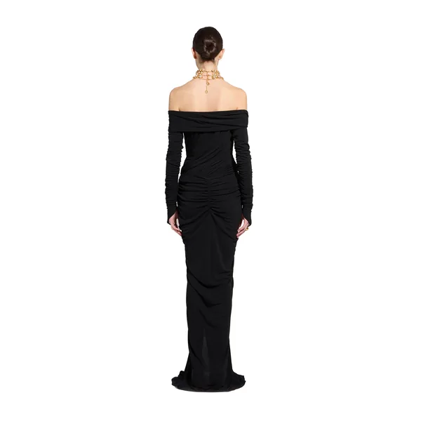 Zuhair Murad Draped Off-Shoulder Dress - Dresses - Lebanese Haute Couture and Evening Gowns at Luxury Shoes 