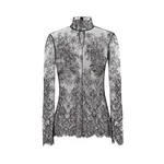 Zuhair Murad Floral Halter Lace Top - Tops - Lebanese Haute Couture and Evening Gowns at Luxury Shoes 
