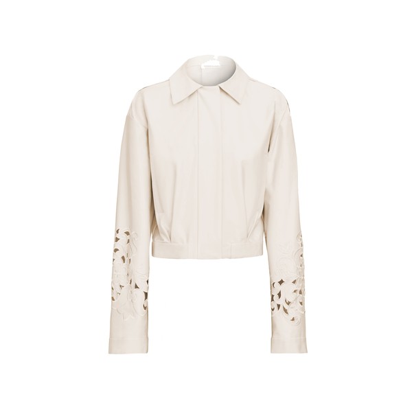 Zuhair Murad Flower Embroidered Jacket - Jackets - Lebanese Haute Couture and Evening Gowns at Luxury Shoes 