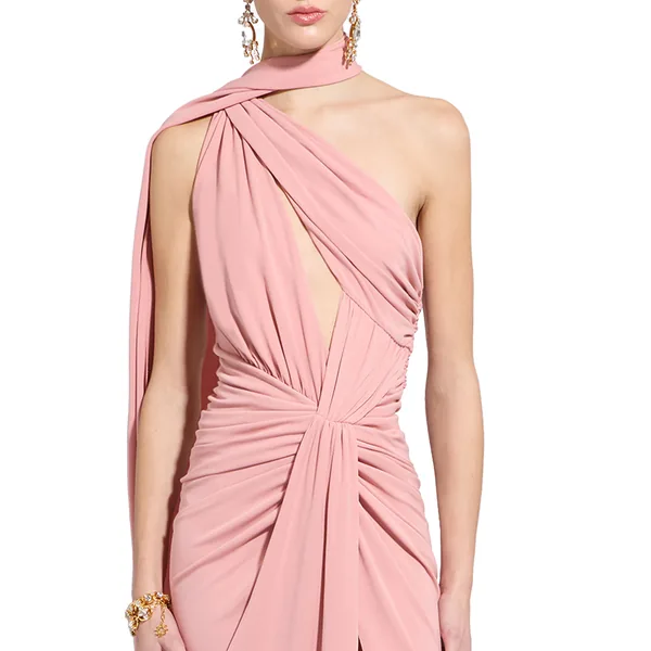 Zuhair Murad Jersey Draped Dress - Dresses - Lebanese Haute Couture and Evening Gowns at Luxury Shoes 