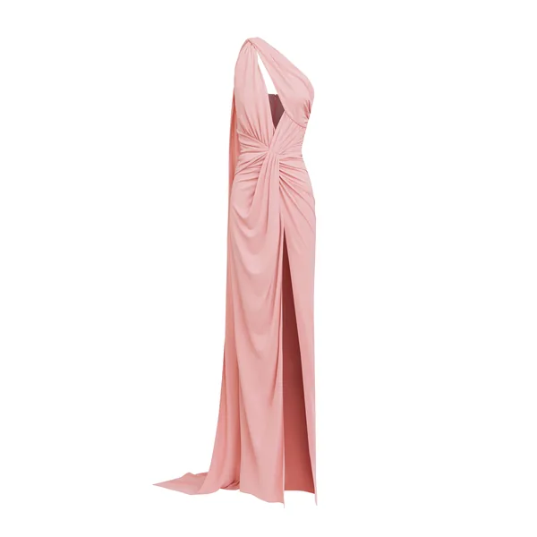 Zuhair Murad Jersey Draped Dress - Dresses - Lebanese Haute Couture and Evening Gowns at Luxury Shoes 