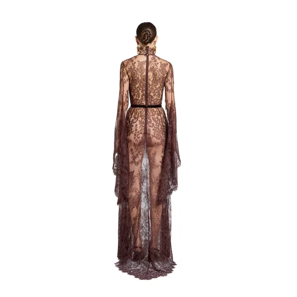Zuhair Murad Lace Long Dress - Dresses - Lebanese Haute Couture and Evening Gowns at Luxury Shoes 