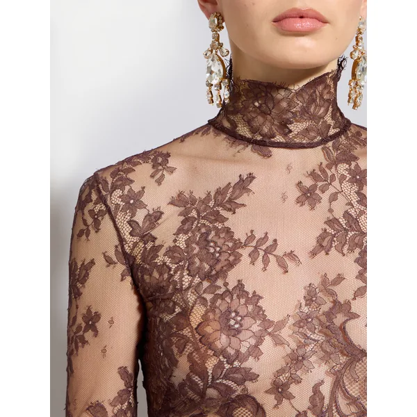 Zuhair Murad Lace Long Dress - Dresses - Lebanese Haute Couture and Evening Gowns at Luxury Shoes 