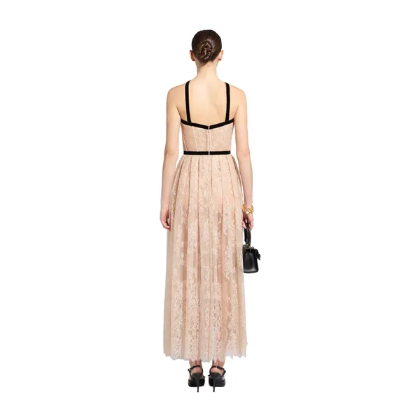 Zuhair Murad Lace Midi Dress - Dresses - Lebanese Haute Couture and Evening Gowns at Luxury Shoes 