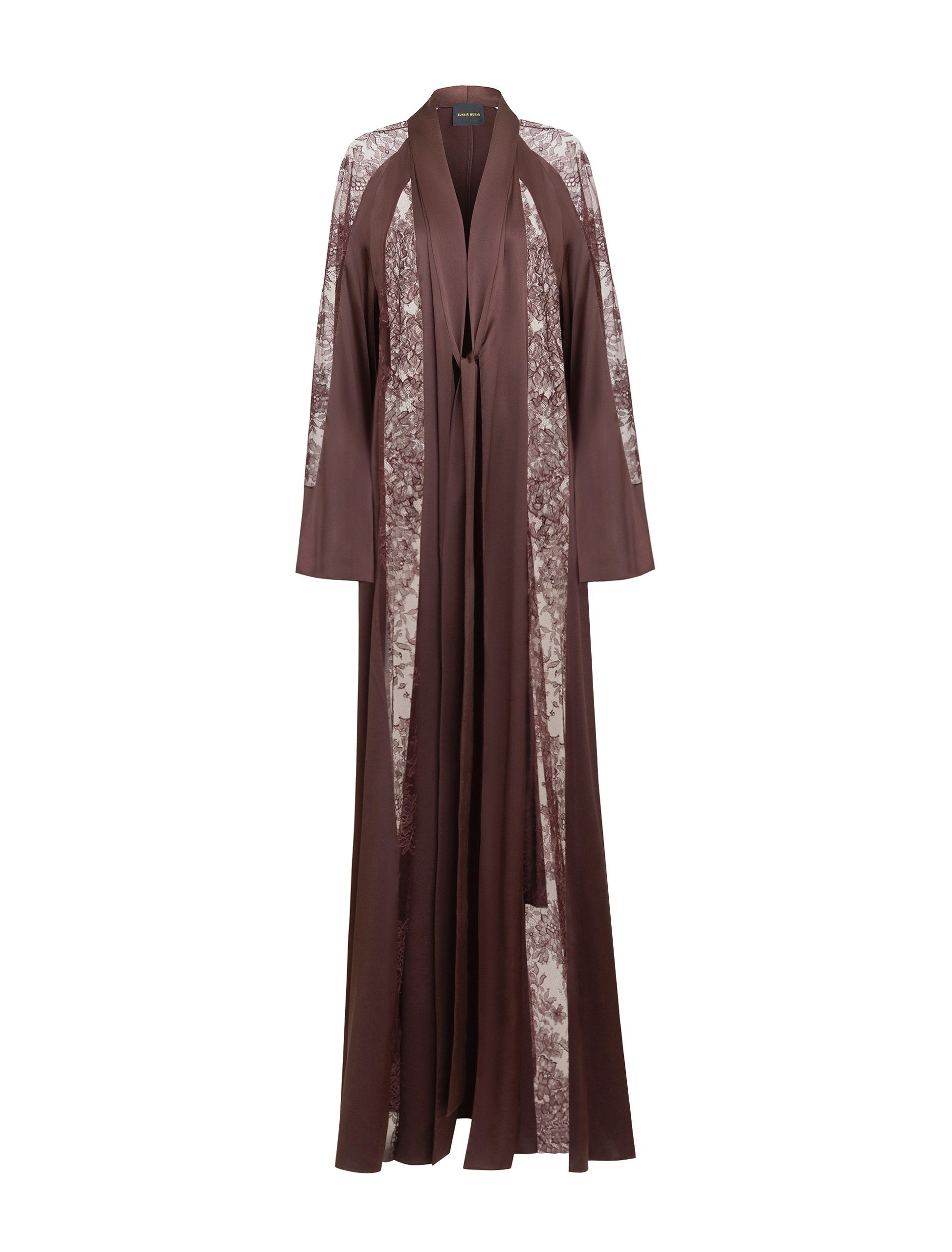 Zuhair Murad Lace & Satin Coat - Coats - Lebanese Haute Couture and Evening Gowns at Luxury Shoes Zuhair Murad Lace & Satin Coat - Coats - Lebanese Haute Couture and Evening Gowns at Luxury Shoes