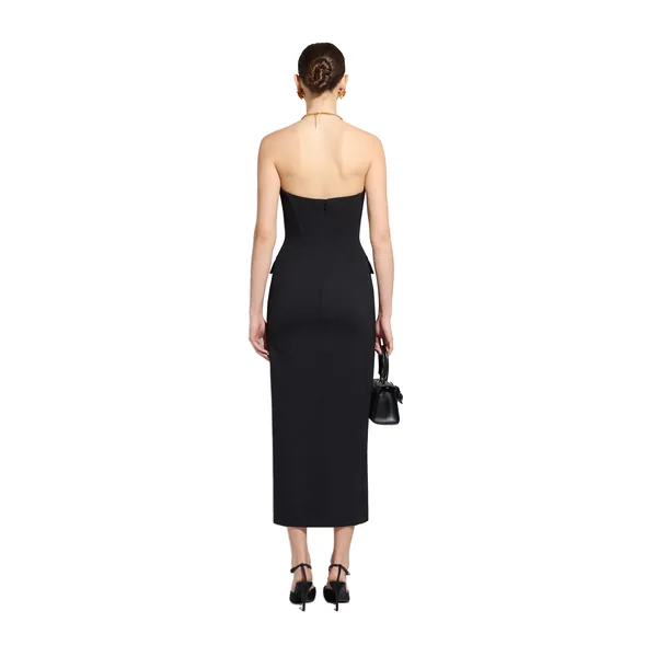 Zuhair Murad Light Wool Midi Dress - Dresses - Lebanese Haute Couture and Evening Gowns at Luxury Shoes 
