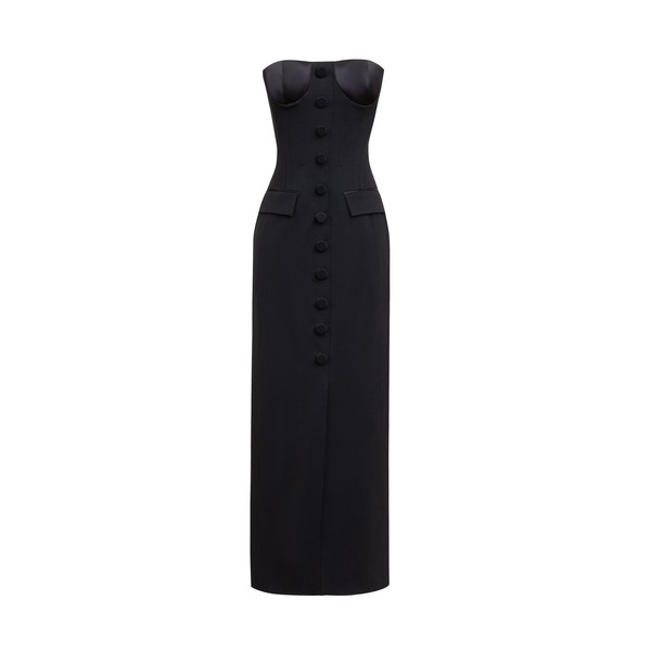 Zuhair Murad Light Wool Midi Dress - Dresses - Lebanese Haute Couture and Evening Gowns at Luxury Shoes 