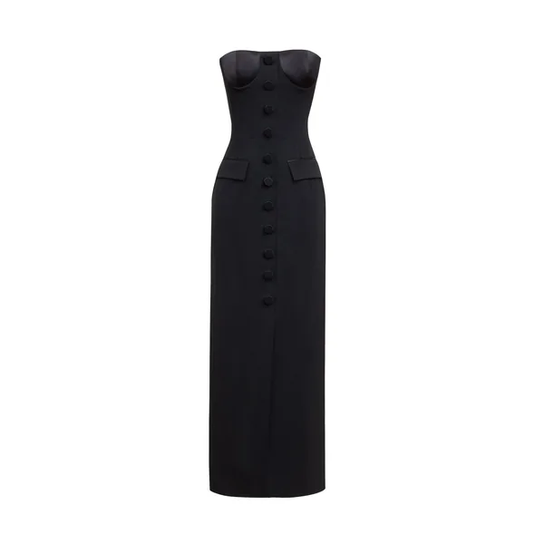 Zuhair Murad Light Wool Midi Dress - Dresses - Lebanese Haute Couture and Evening Gowns at Luxury Shoes 