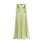 Zuhair Murad Off-Shoulder Draped Dress - Dresses - Lebanese Haute Couture and Evening Gowns at Luxury Shoes 