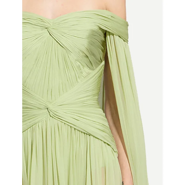 Zuhair Murad Off-Shoulder Draped Dress - Dresses - Lebanese Haute Couture and Evening Gowns at Luxury Shoes 