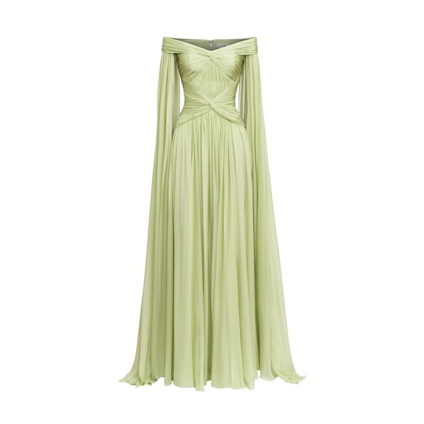 Zuhair Murad Off-Shoulder Draped Dress - Dresses - Lebanese Haute Couture and Evening Gowns at Luxury Shoes 