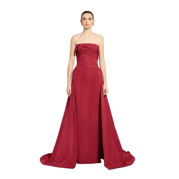 Zuhair Murad Strapless Draped Dress - Dresses - Lebanese Haute Couture and Evening Gowns at Luxury Shoes 