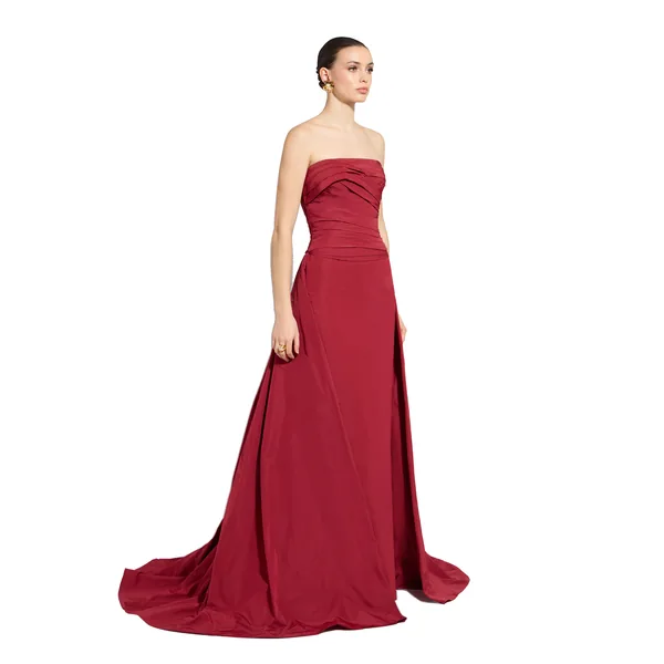 Zuhair Murad Strapless Draped Dress - Dresses - Lebanese Haute Couture and Evening Gowns at Luxury Shoes 
