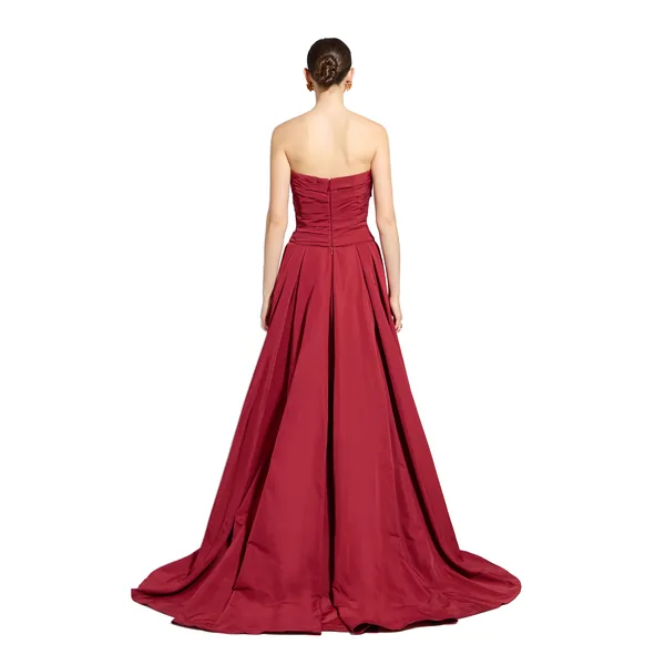 Zuhair Murad Strapless Draped Dress - Dresses - Lebanese Haute Couture and Evening Gowns at Luxury Shoes 