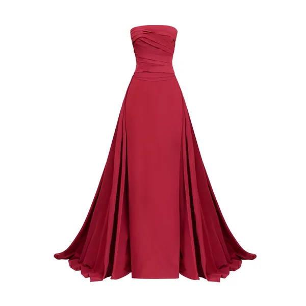 Zuhair Murad Strapless Draped Dress - Dresses - Lebanese Haute Couture and Evening Gowns at Luxury Shoes 