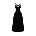 Zuhair Murad Velvet Midi Dress - Dresses - Lebanese Haute Couture and Evening Gowns at Luxury Shoes 