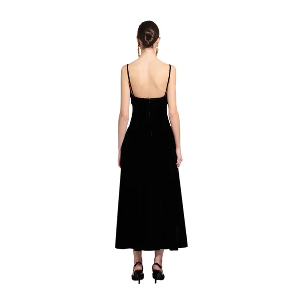 Zuhair Murad Velvet Midi Dress - Dresses - Lebanese Haute Couture and Evening Gowns at Luxury Shoes 