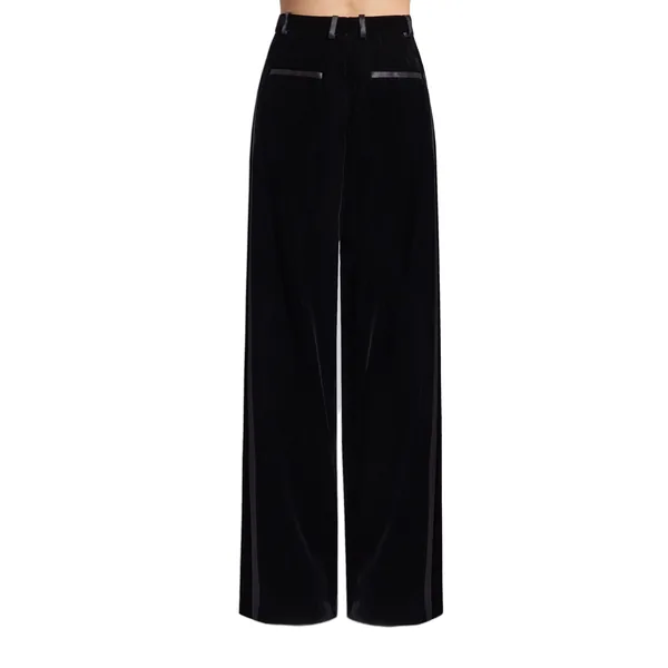 Zuhair Murad Velvet Wide Trousers - Pants - Lebanese Haute Couture and Evening Gowns at Luxury Shoes 