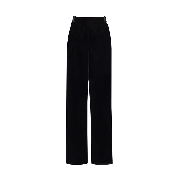 Zuhair Murad Velvet Wide Trousers - Pants - Lebanese Haute Couture and Evening Gowns at Luxury Shoes 