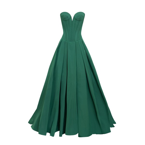Zuhair Murad Wide Long Dress - Dresses - Lebanese Haute Couture and Evening Gowns at Luxury Shoes 