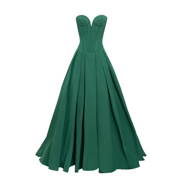 Zuhair Murad Wide Long Dress - Dresses - Lebanese Haute Couture and Evening Gowns at Luxury Shoes 