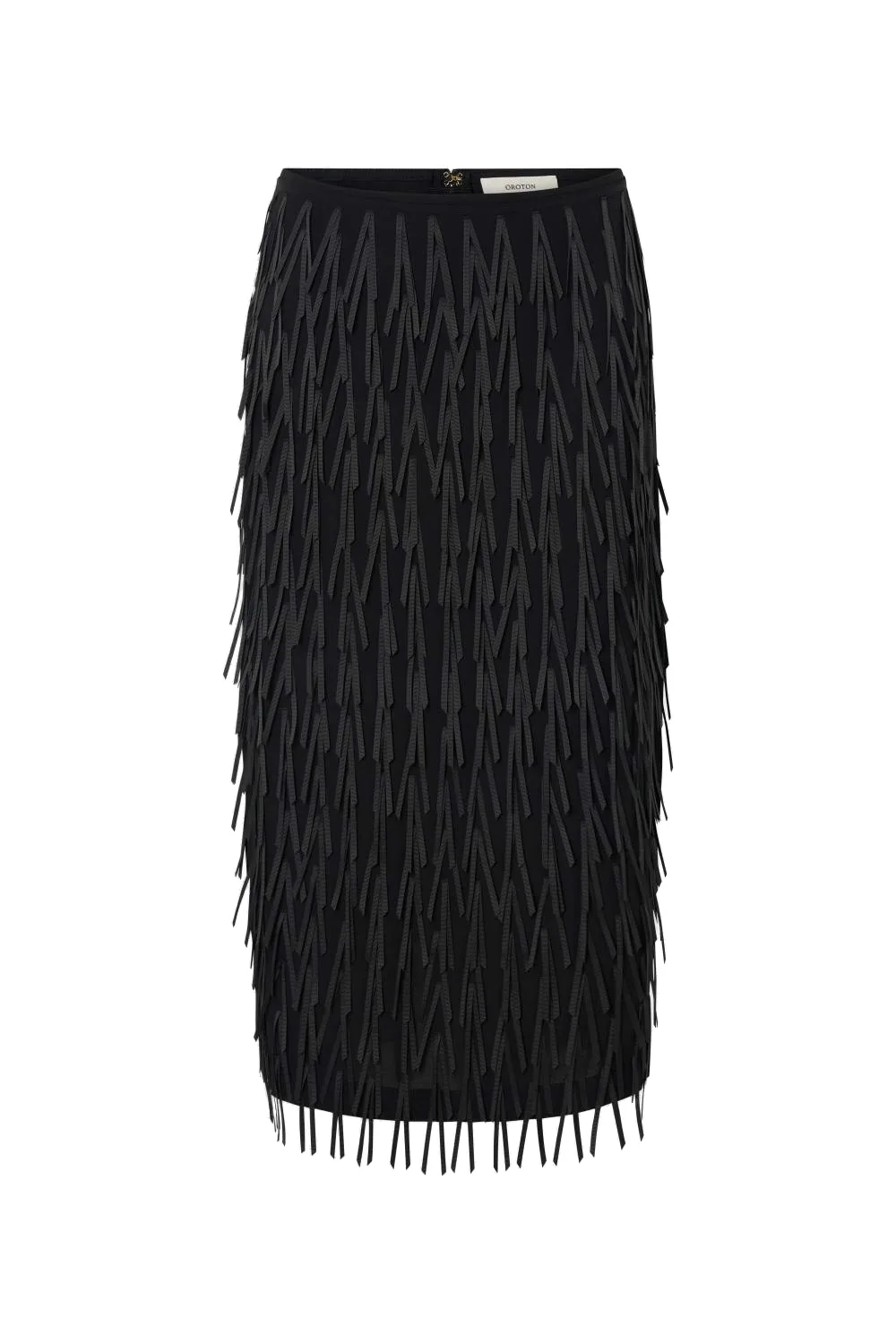 Ribbon Detail Skirt Black