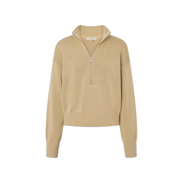 Quarter Zip Knit Blonde