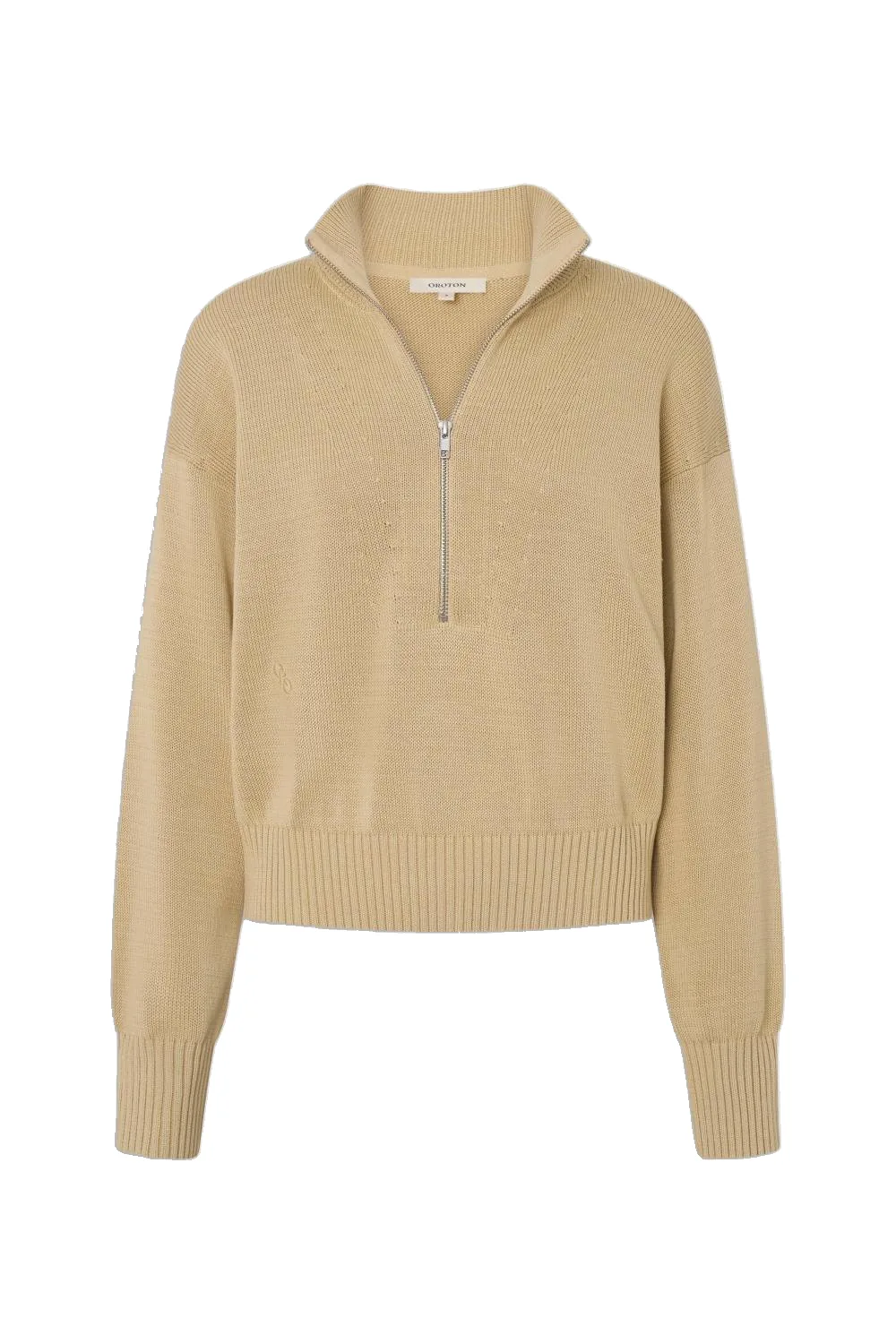 Quarter Zip Knit Blonde