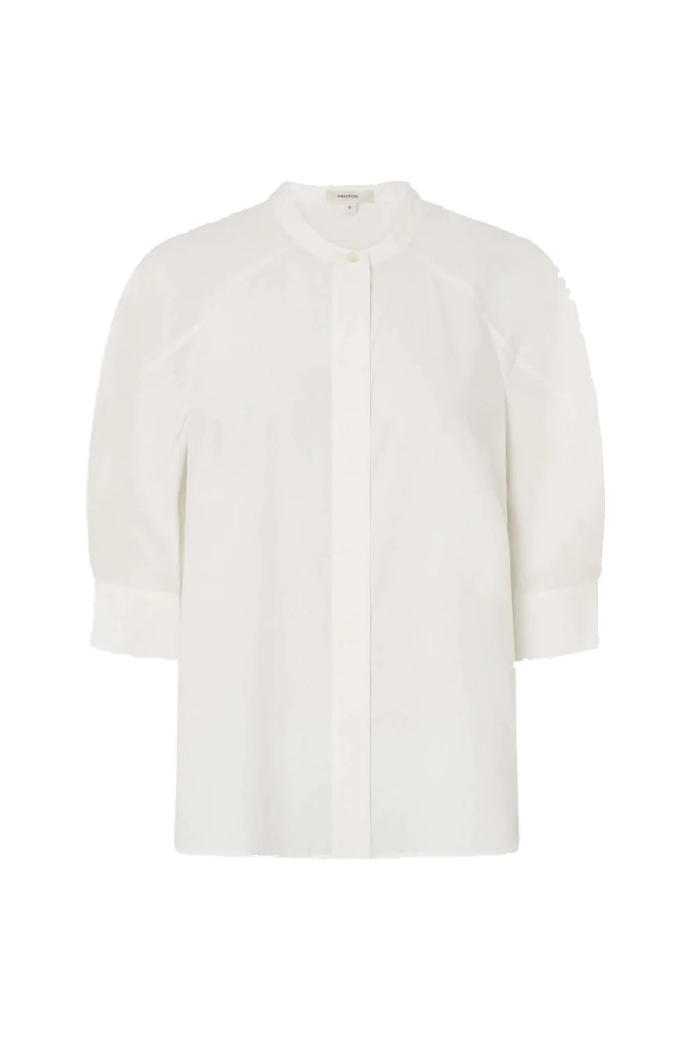 Sleeve Detail Shirt Antique White