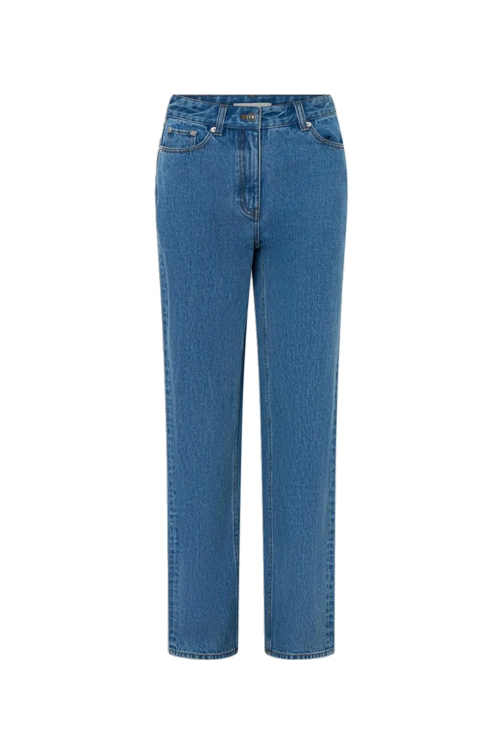 Straight Leg Denim Jean Mid Vintage Wash