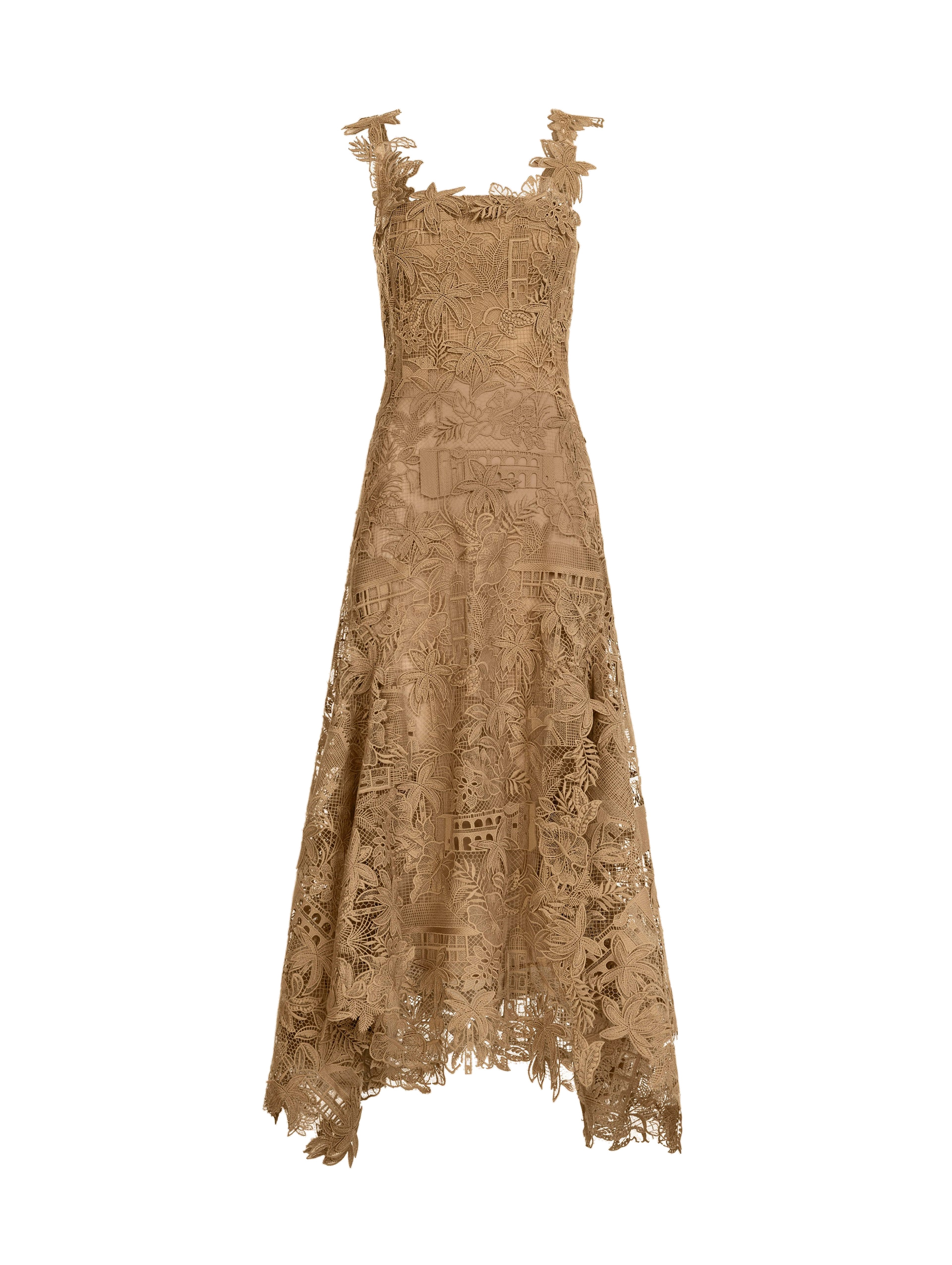 Dominican Landscape Guipure Dress