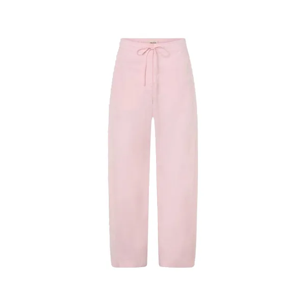 Barrel Leg Cotton Pant Palest Pink