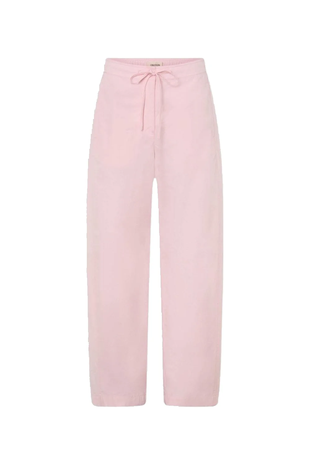 Barrel Leg Cotton Pant Palest Pink