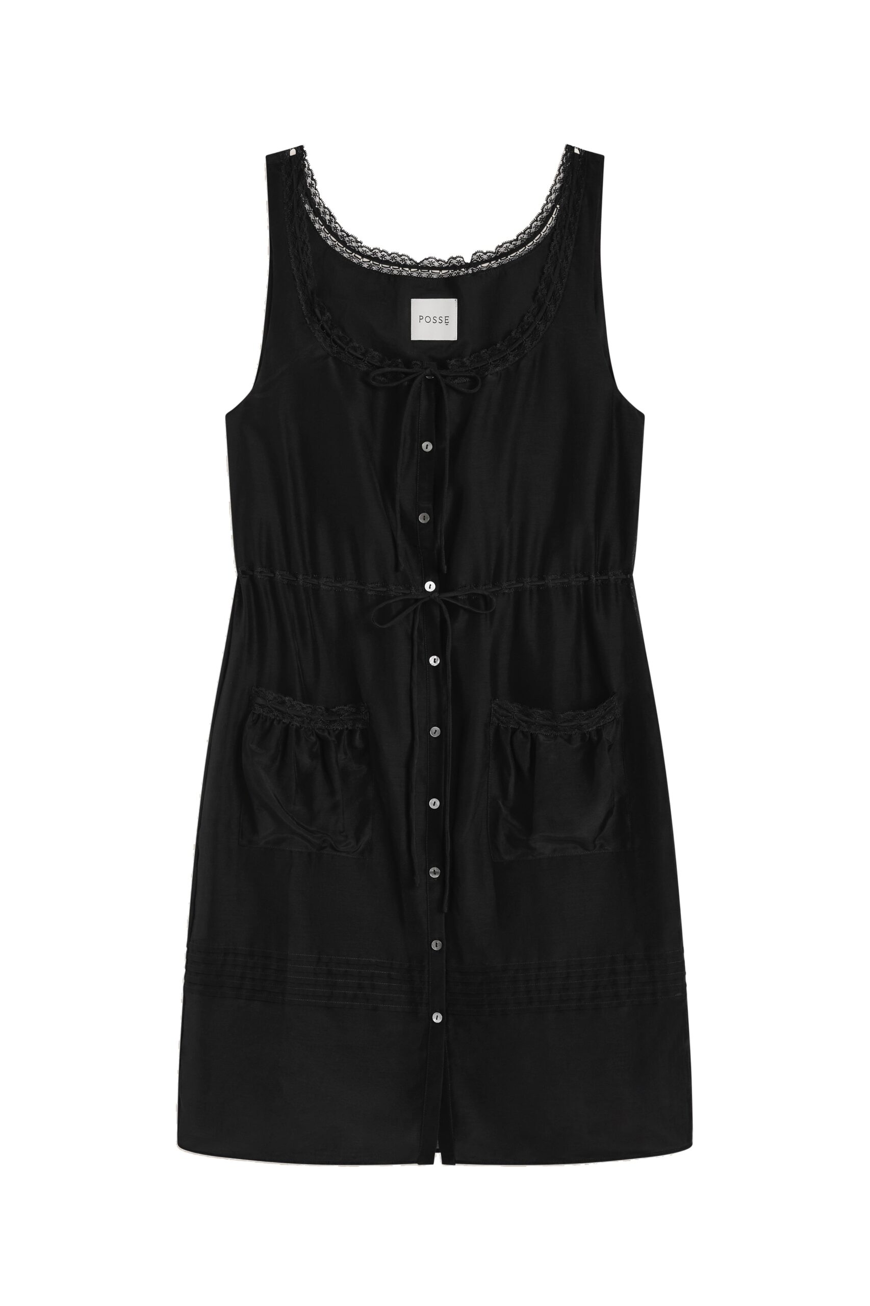 posse-Estelle-Dress-in-Black-Dresses-Black-coveti Posse Estelle Dress in Black, Dresses in Black