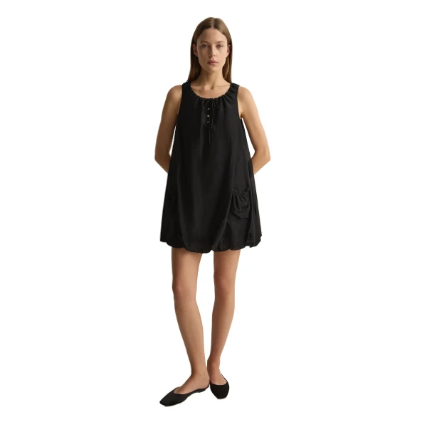 Posse Estelle Mini Dress in Black, Dresses in Black, view 2
